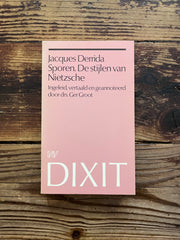 De stijlen van Nietzsche door Jacques Derrida