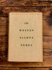 Im Westen Nichts Neues von Erich Maria Remarque - Erste Ausgabe