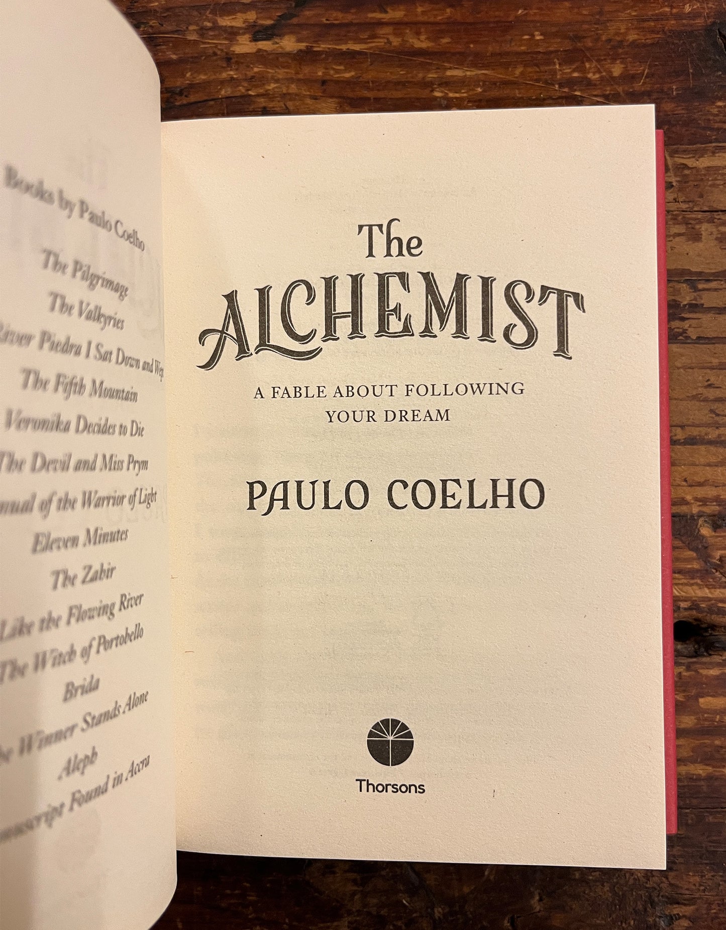 The Alchemist, Paulo Coelho