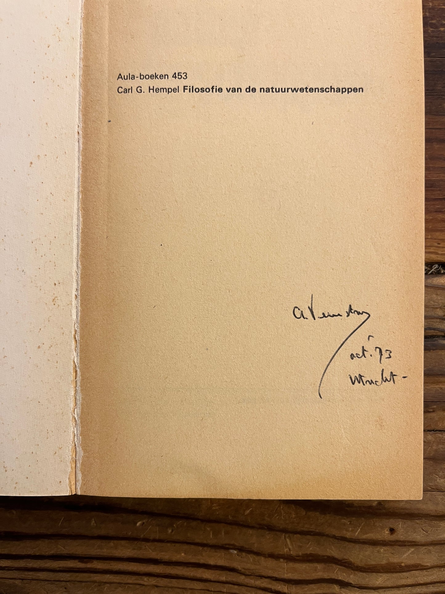 Filosofie van de natuurwetenschappen, Carl G. Hempel