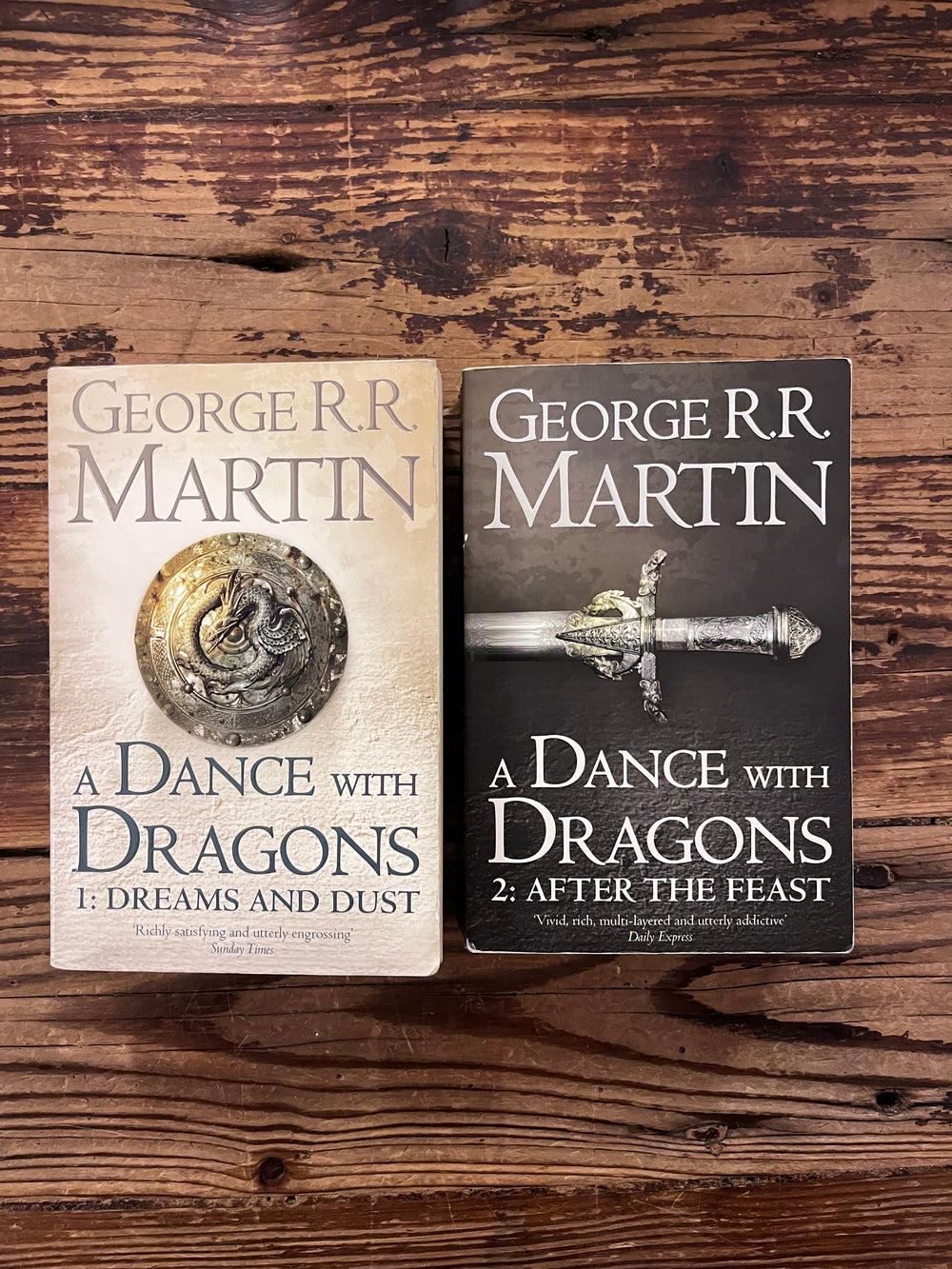 A Dance with Dragons by George R. R. Martin | Set of two Books