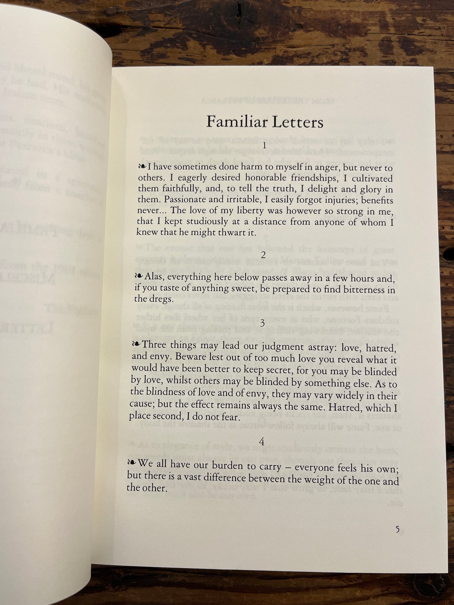 Thoughts from the letters of Francesco Petrarca