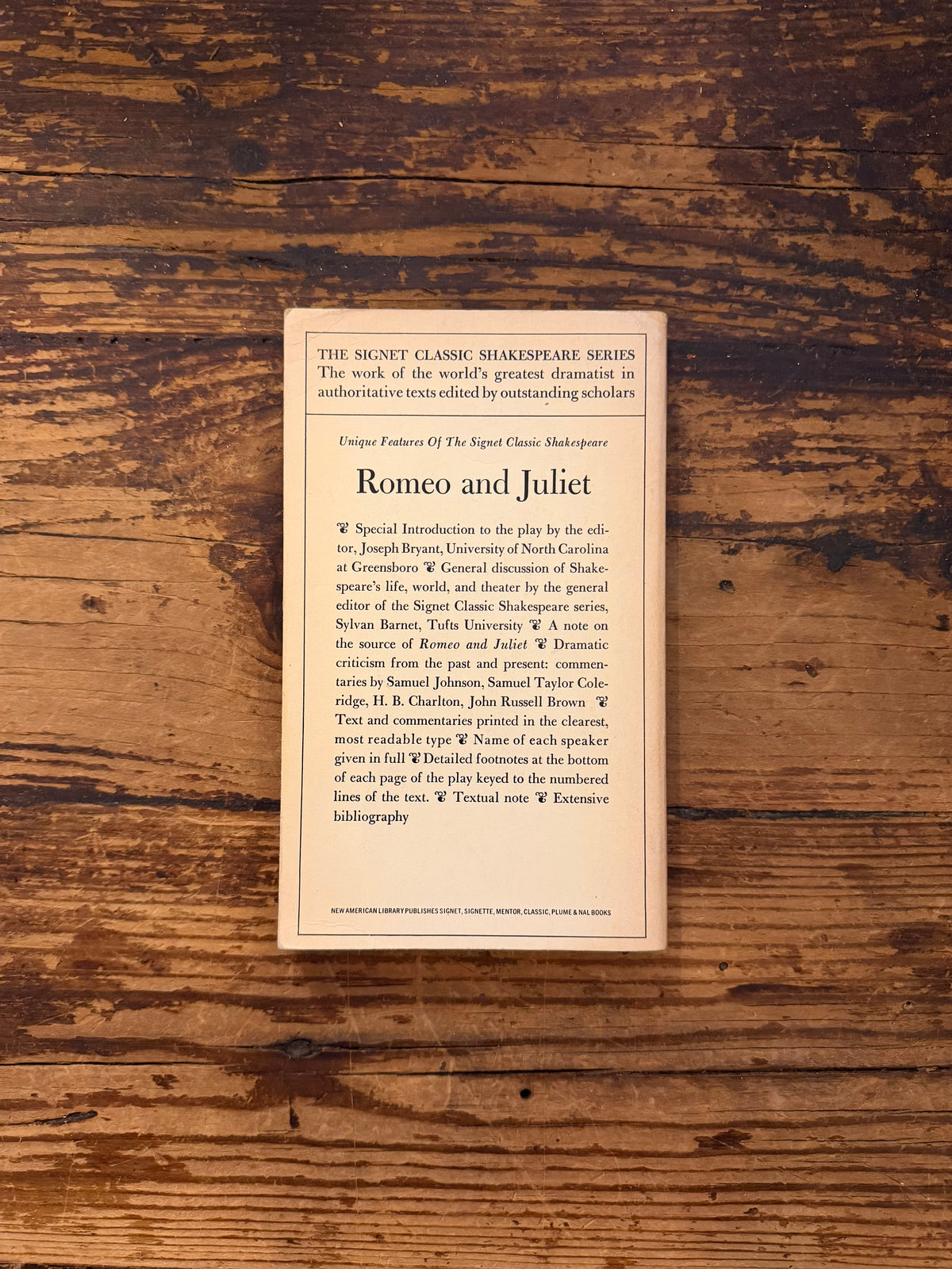 Romeo and Juliet by William Shakespeare