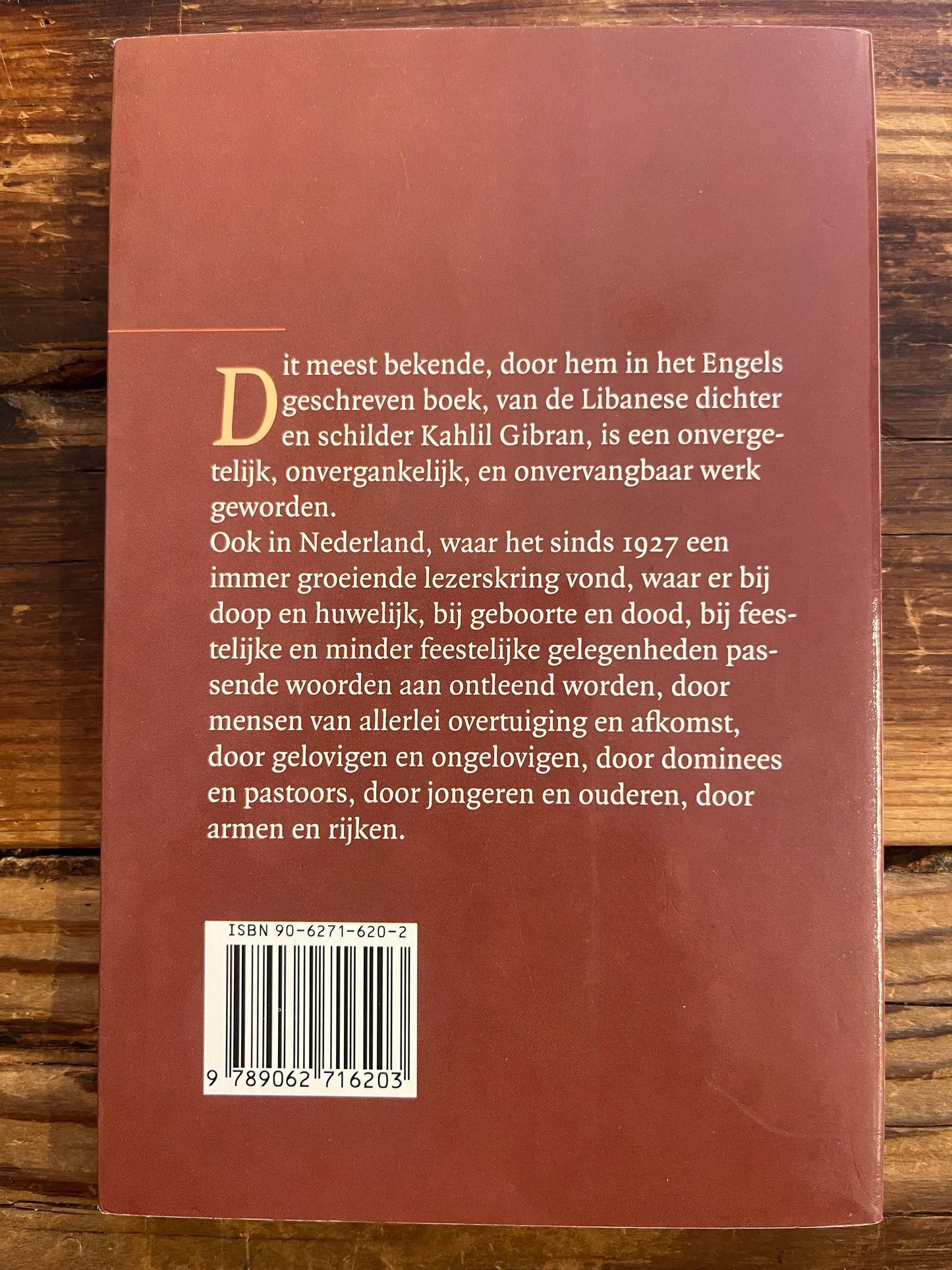 De profeet, Kahlil Gibran