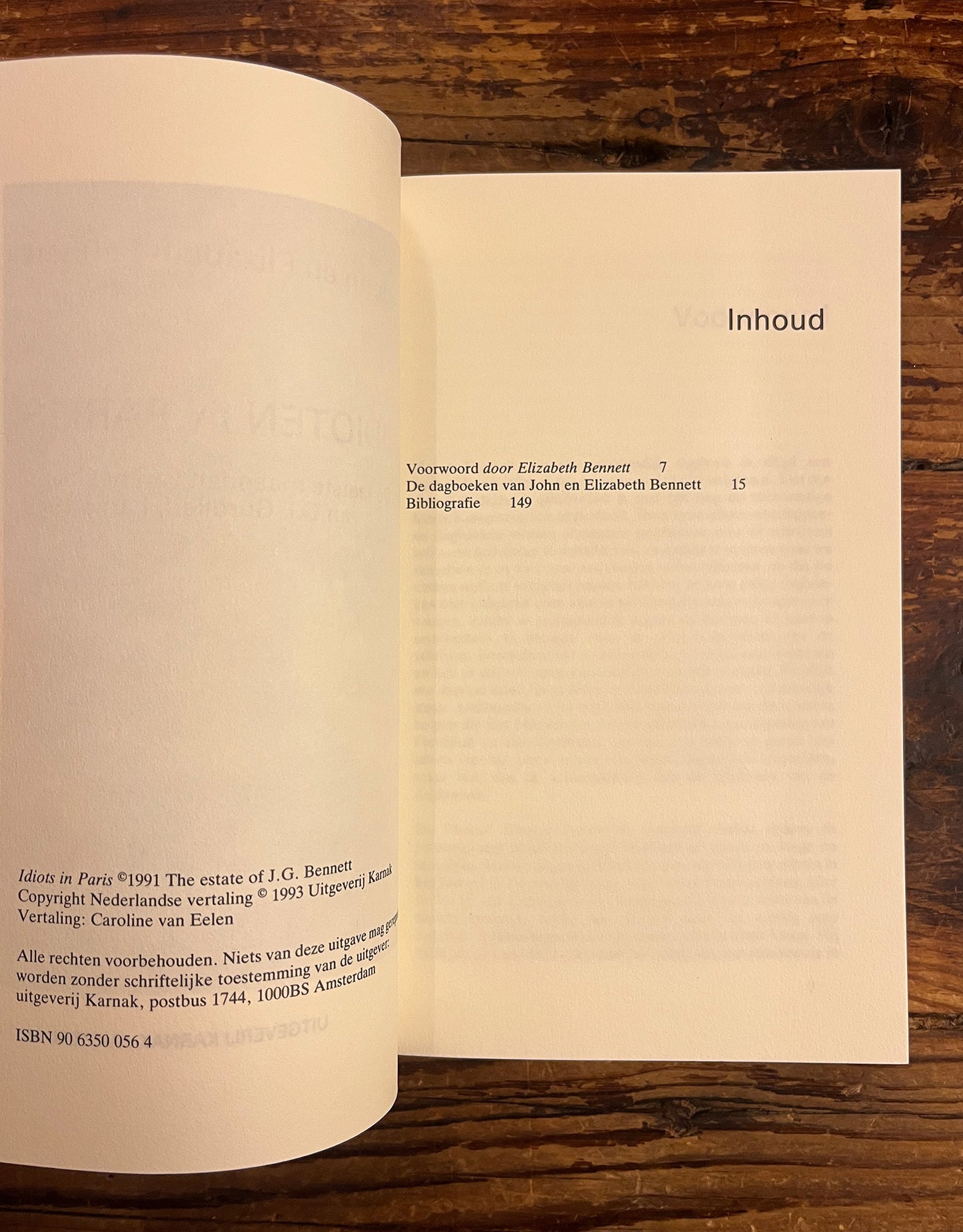 Idioten in Parijs, John en Elizabeth Bennett