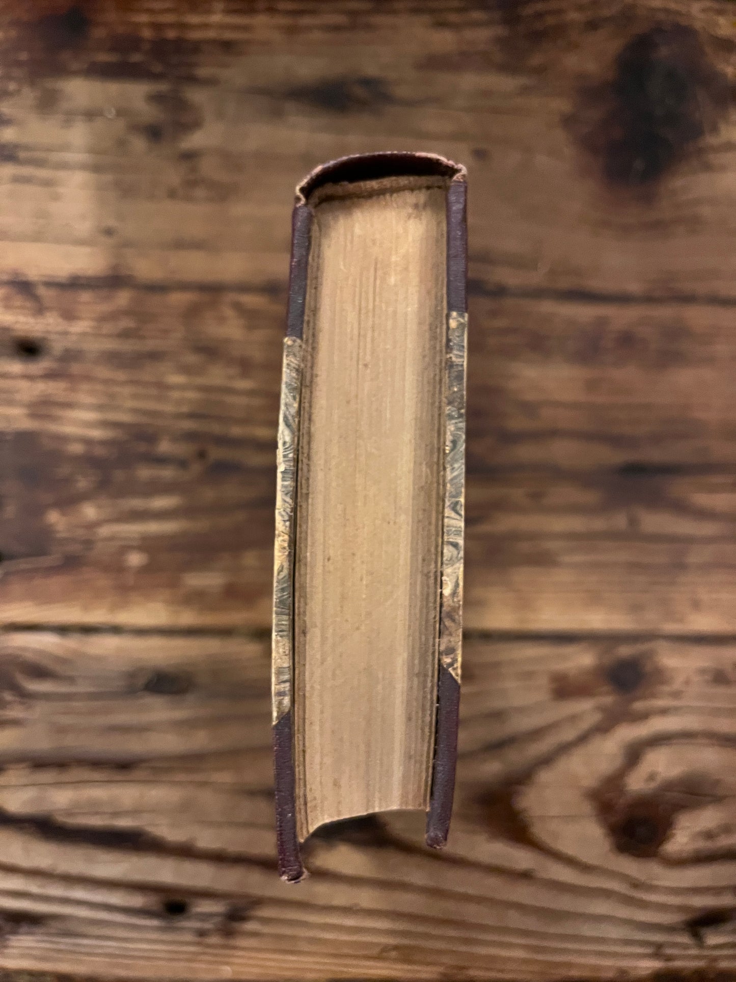 photo of the top pages of the book "l'hypnotisme" sur fond de bois