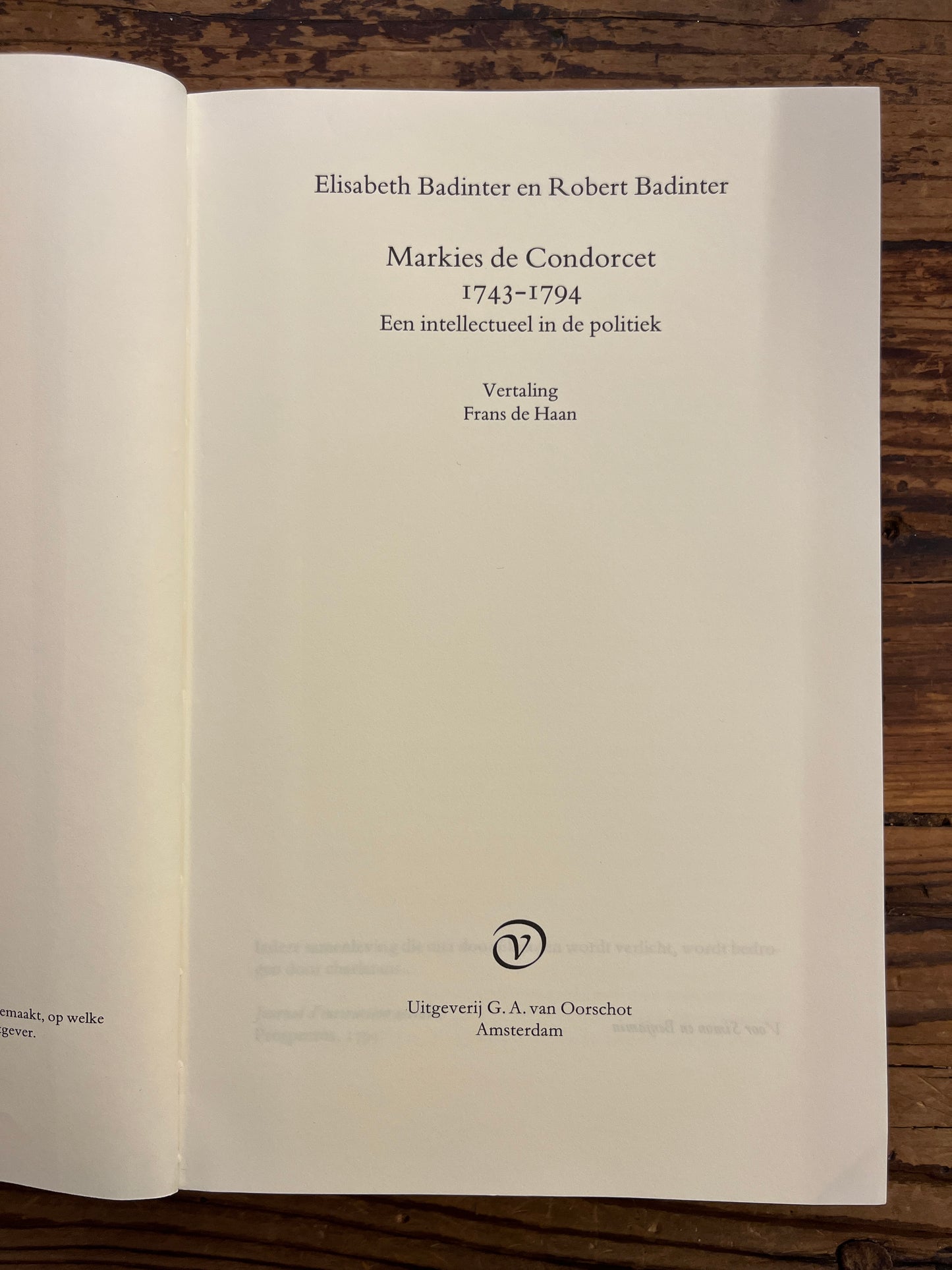 Markies de Condorcet, Elizabeth Badinter, Robert Badinter