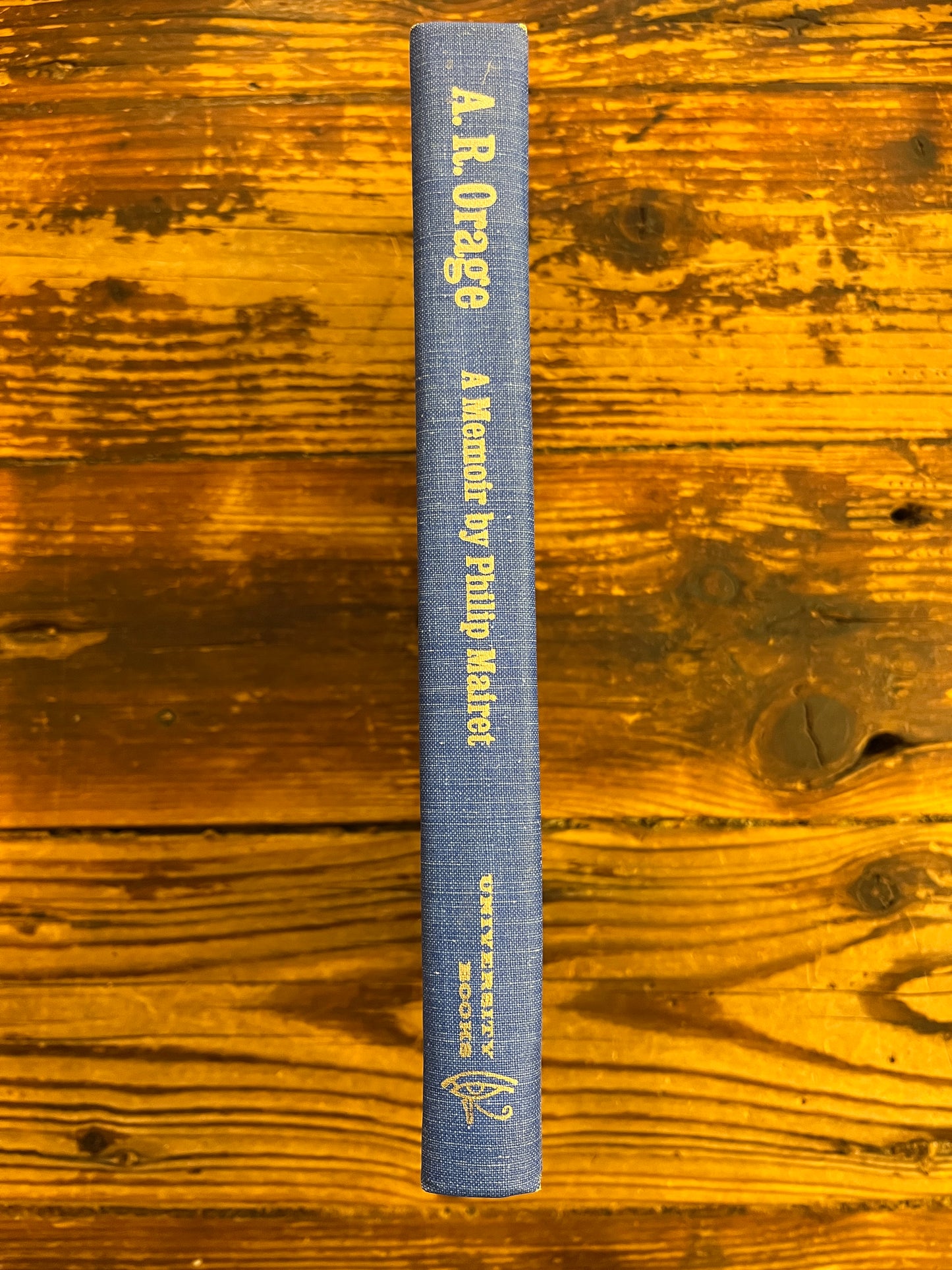 A.R. Orage, A memoir by Philip Mairet