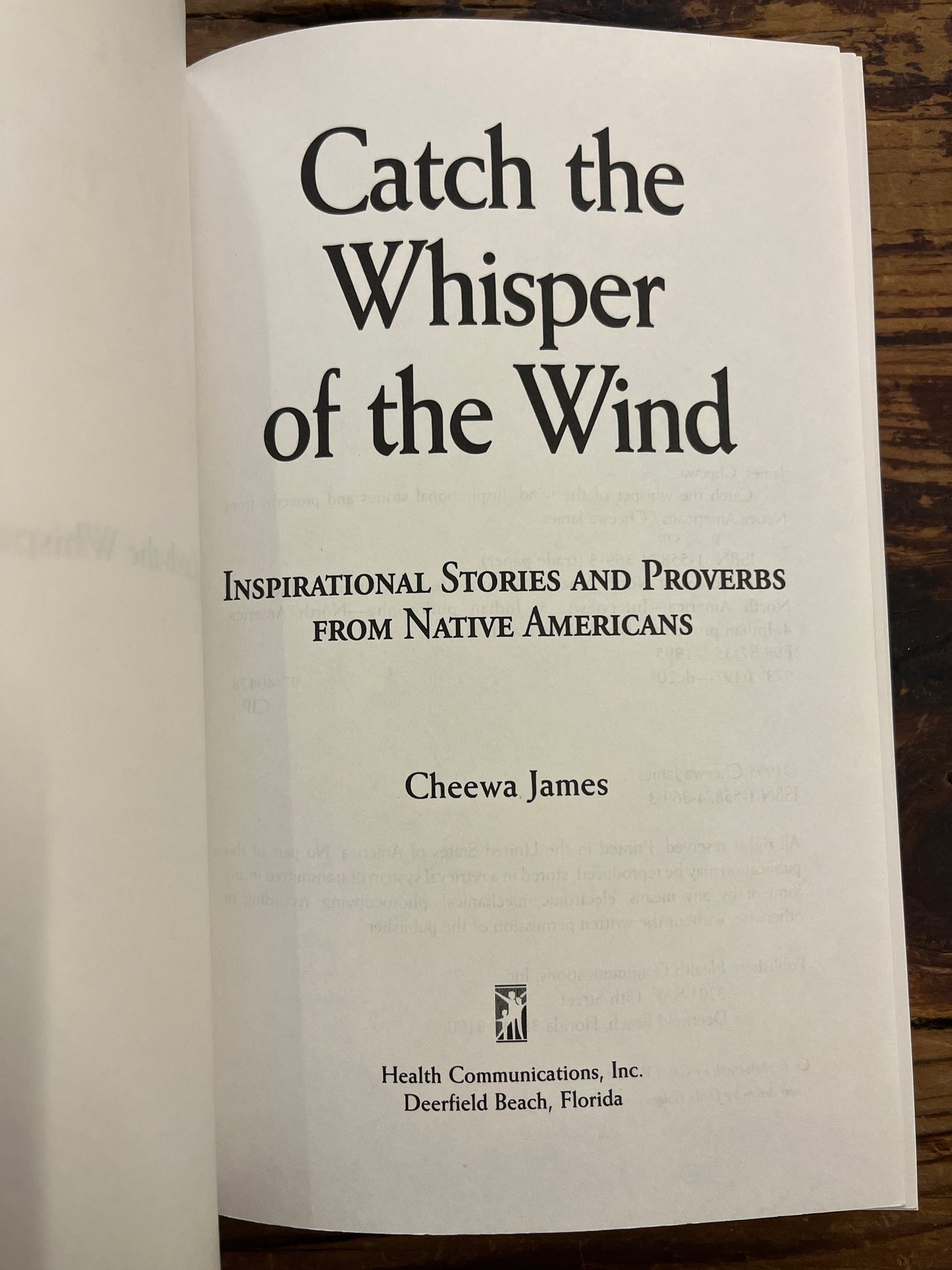 Catch the Whisper of the wind, Cheewa James