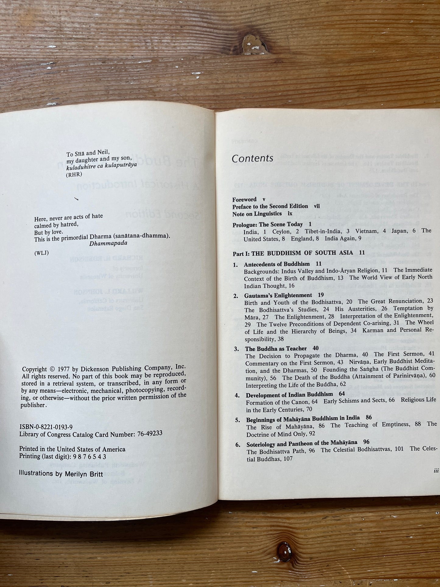 The Buddhist religion, Robinson and Johnson