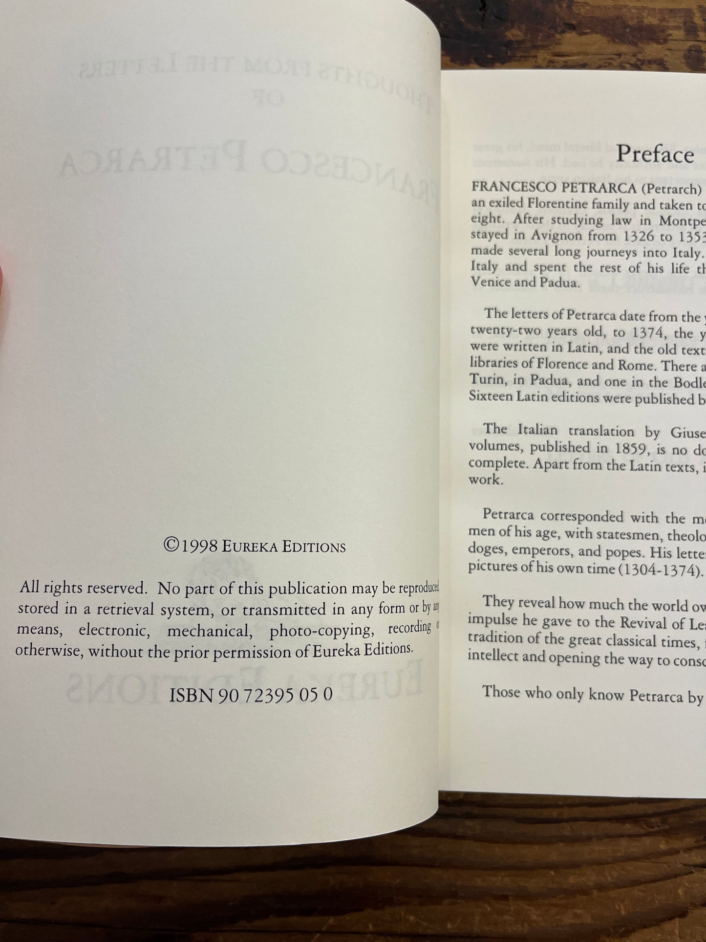 Thoughts from the letters of Francesco Petrarca