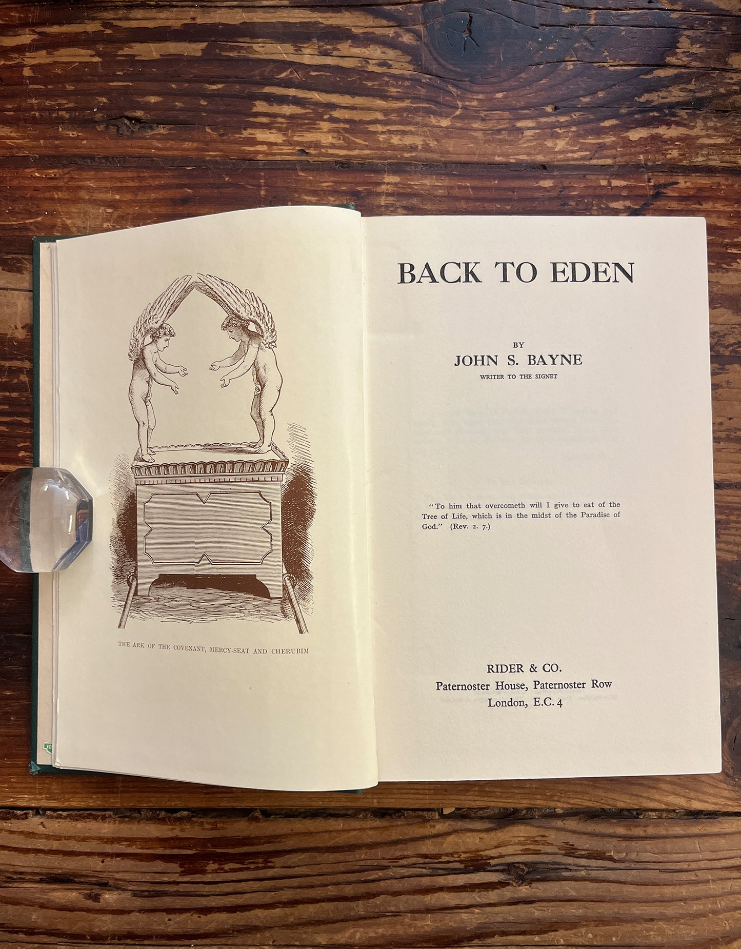 Back to Eden, John S. Bayne