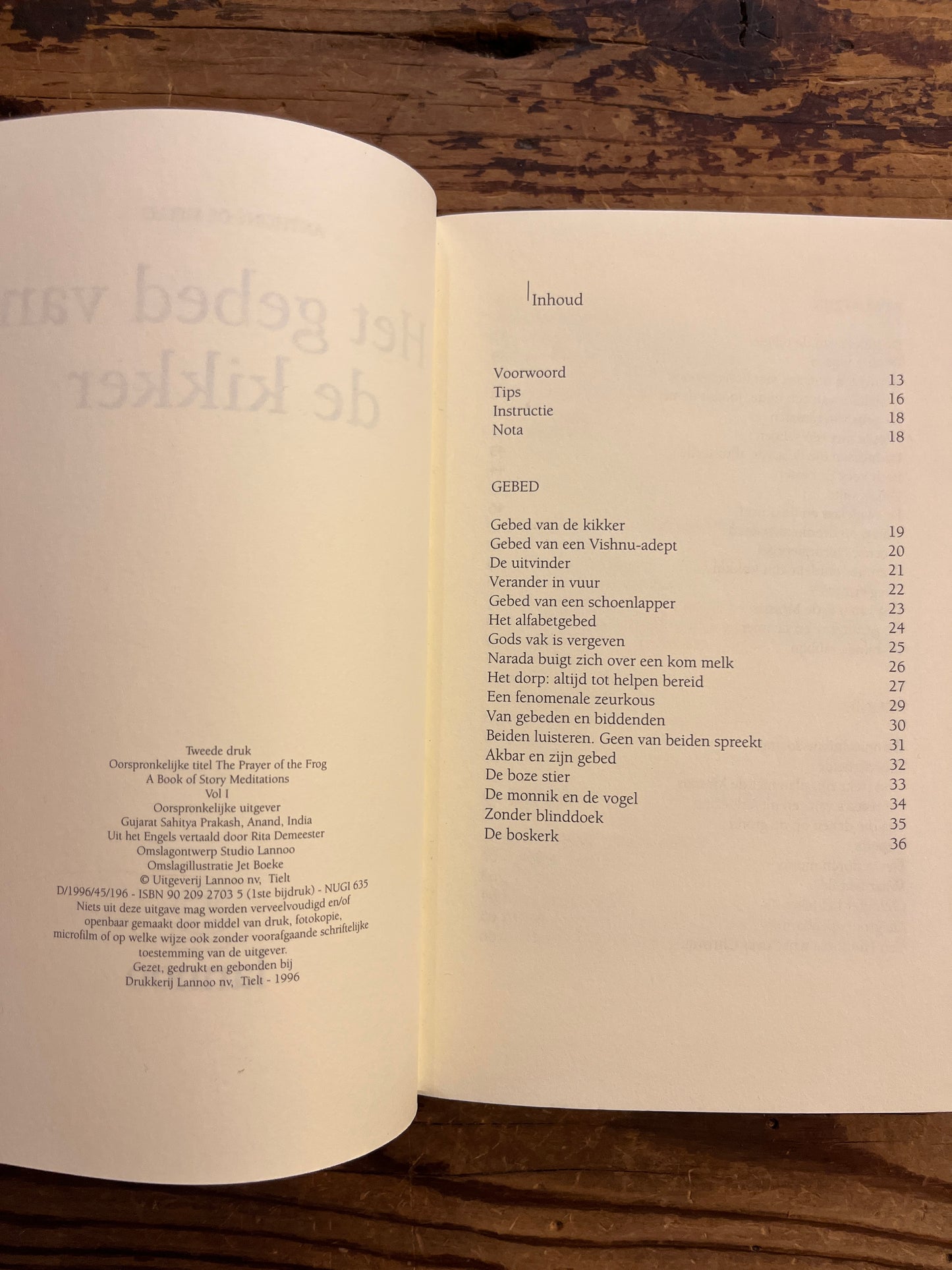 Het gebed van de kikker, Anthony de Mello