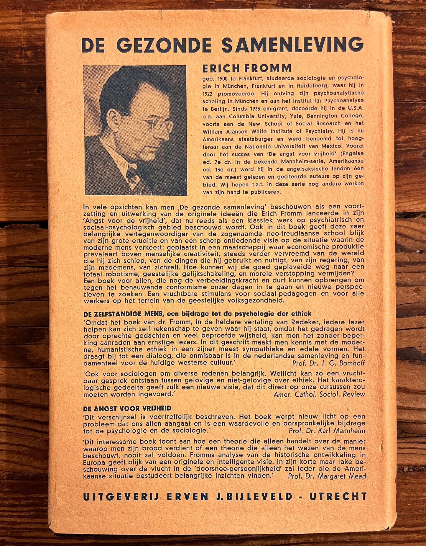 De gezonde samenleving, Erich Fromm