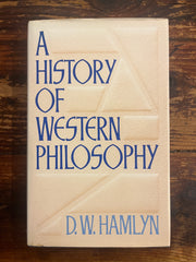 A history of Western Philosophy, D.W. Hamlyn