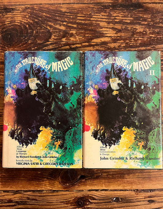 The structure of magic, Richard Bandler & John Grinder SET of Two Volumes