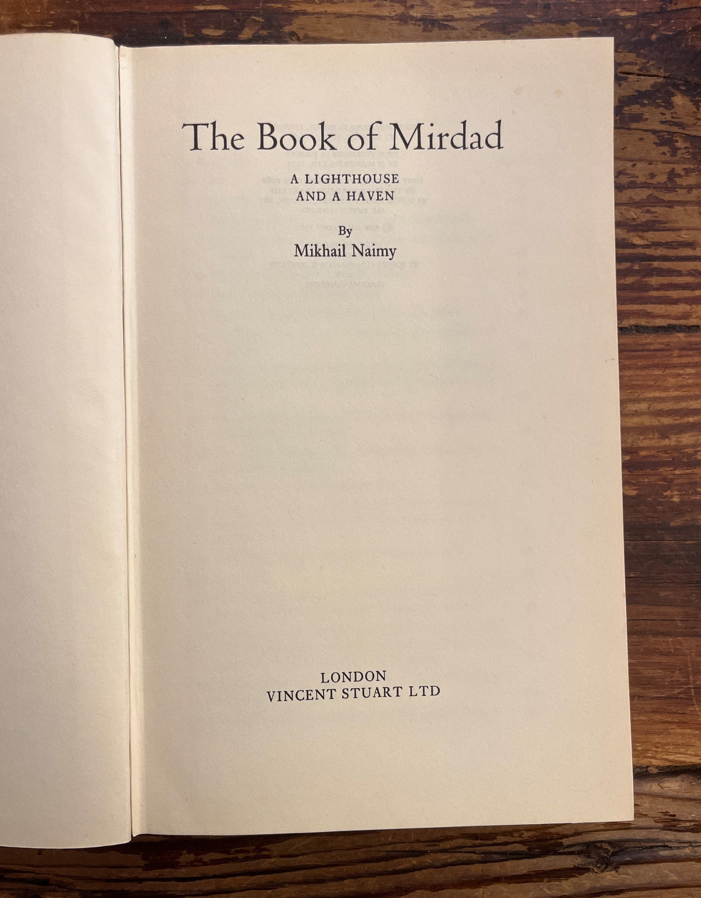 The book of Mirdad, Mikhail Naimy