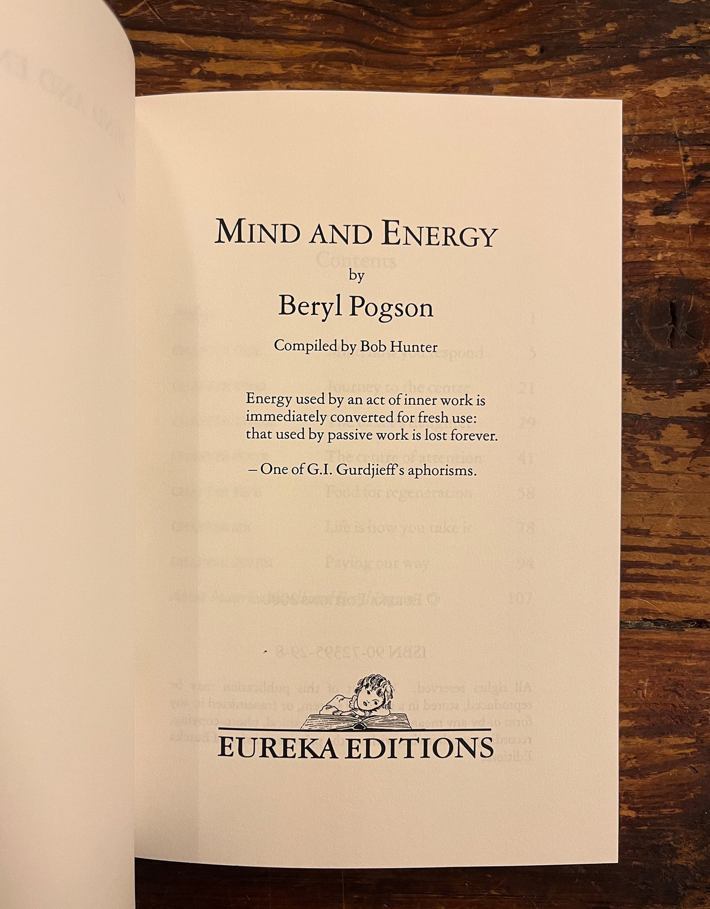 Mind and energy, Beryl Pogson