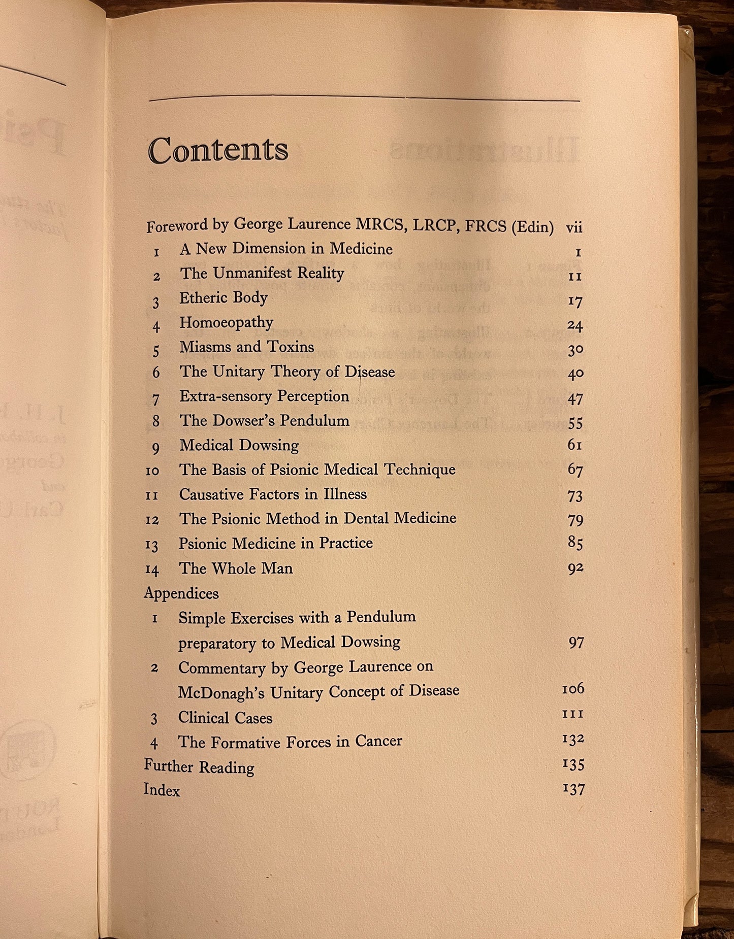 Psionic Medicine, J.H. Reyner, George Laurence and Carl Upton