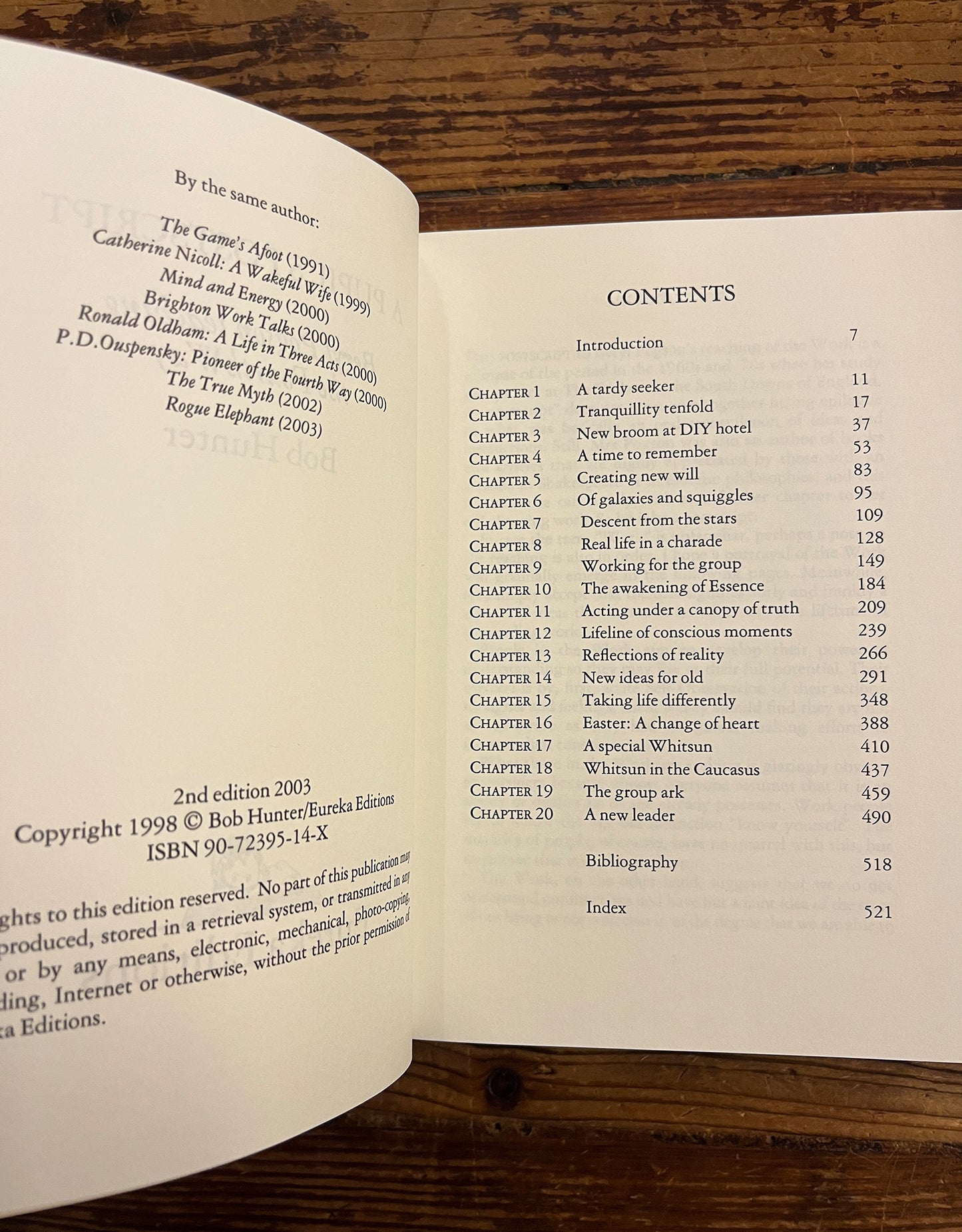 A Pupil's Postscript: Beryl Pogson teaching the Fourth Way by Bob Hunter