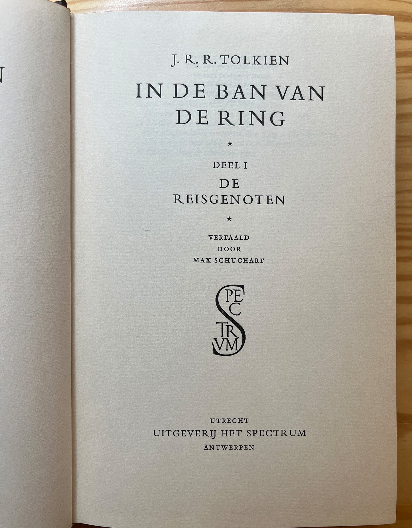 In de ban van de ring, J.R.R. Tolkien, Eerste Nederlandse Druk 1956 - 1957