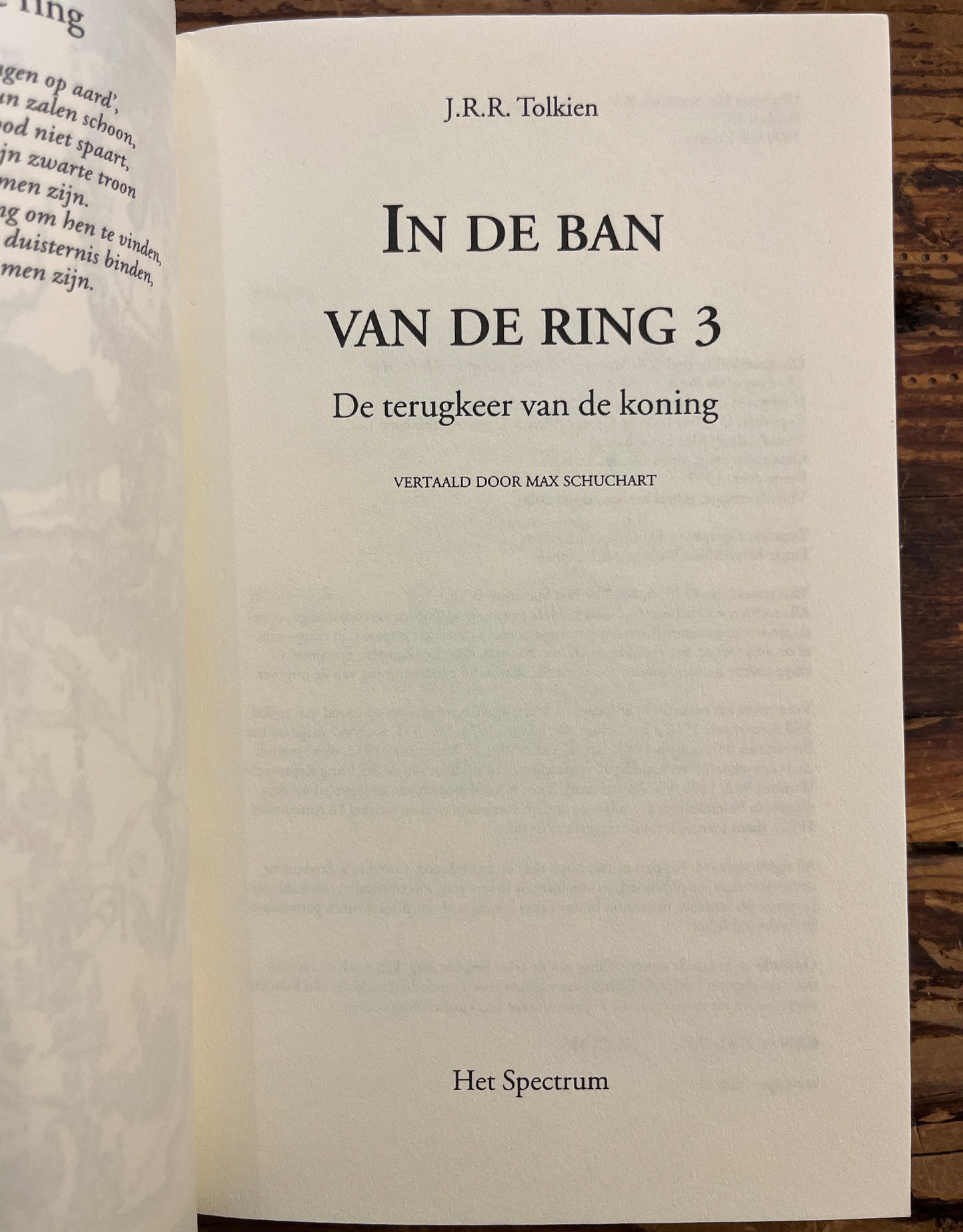 Set, In de ban van de ring, J.R.R. Tolkien