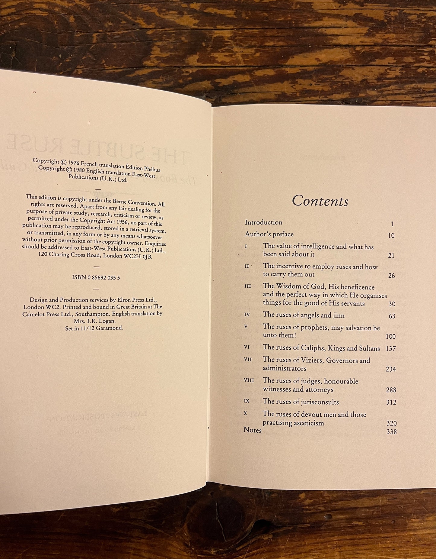 The Subtle Ruse, The Book of Arabic Wisdom and Guile