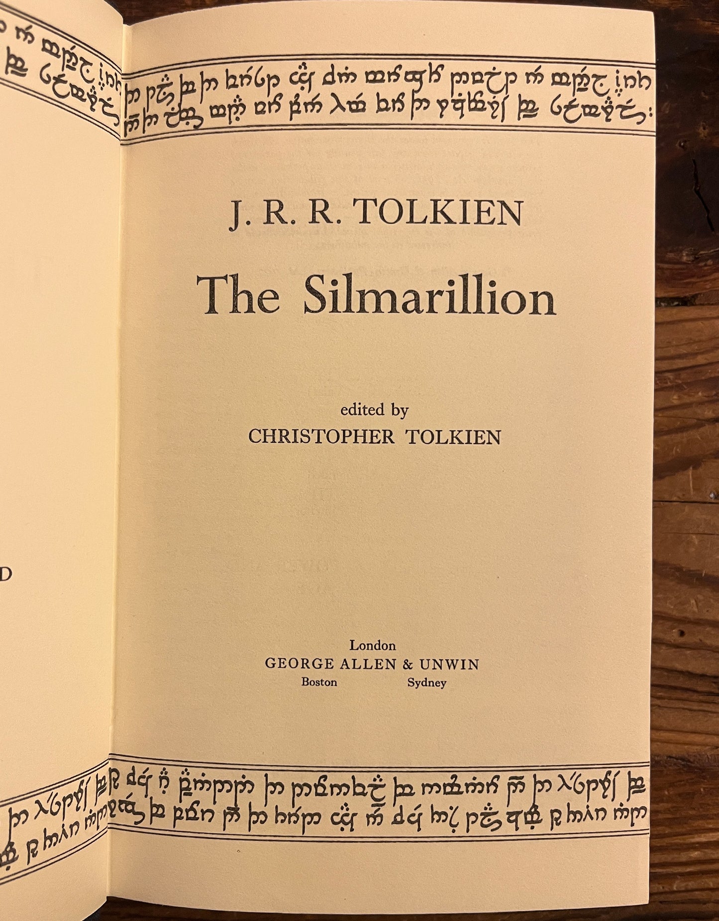 The Silmarillion, J.R.R. Tolkien First Edition, First Printing Uk
