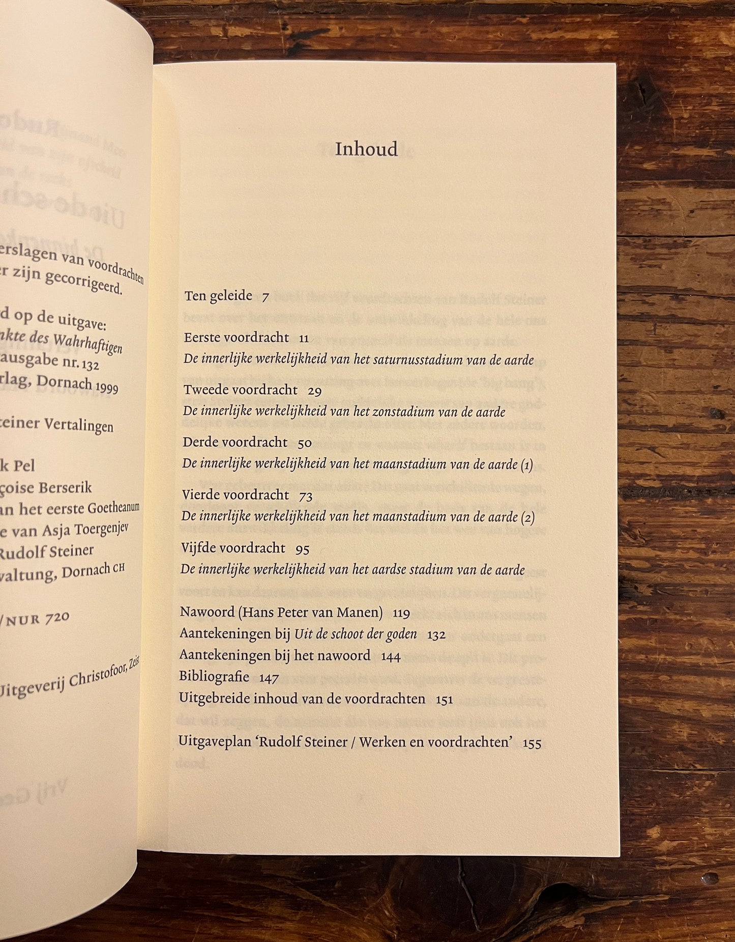 Uit de schoot der goden, Rudolf Steiner