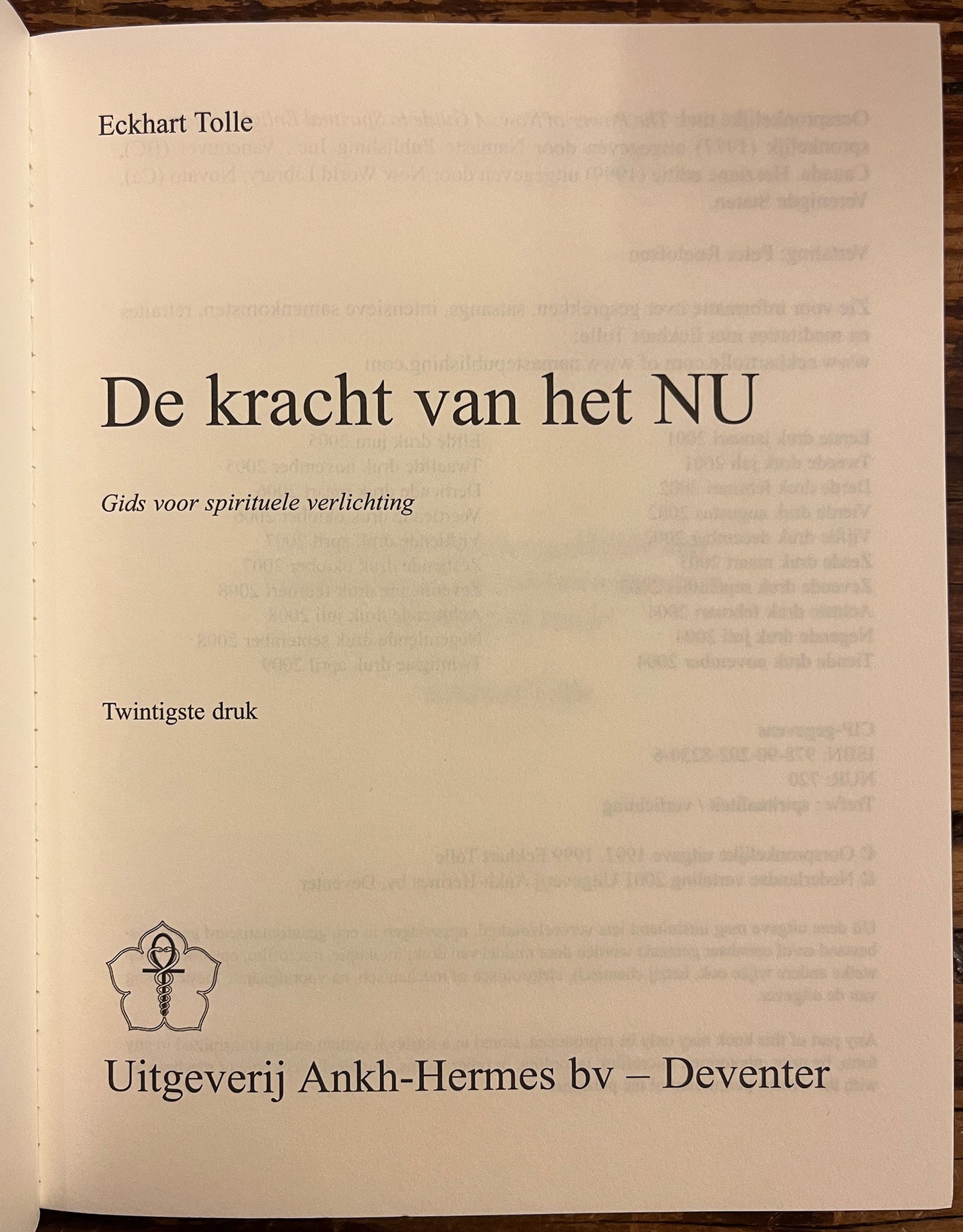 De kracht van het nu, Eckhart Tolle